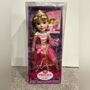JAKKS Pacific Disney Princess & Me Aurora 18" Vinyl Doll In Classic Dress NIB